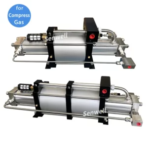 Two gas compressor pumps