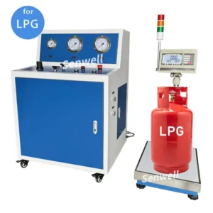 An automatic LPG filling machine