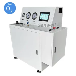 An automatic oxygen refilling machine